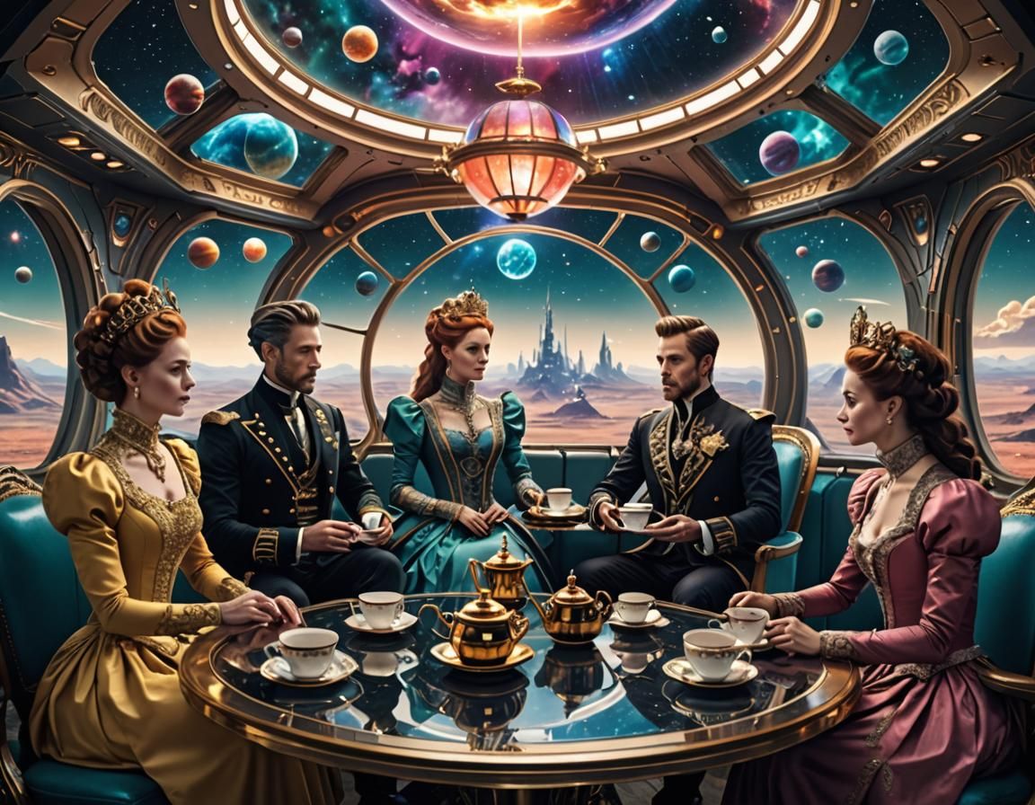 Victorian Era Kings & Queens X Cosmic Planet Colony <3  by @Longhorn