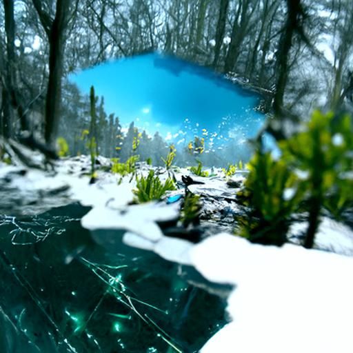 Hidden Icey Lake