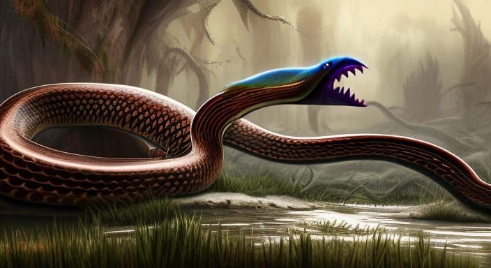 Cobra Snakes - AI Generated Artwork - NightCafe Creator