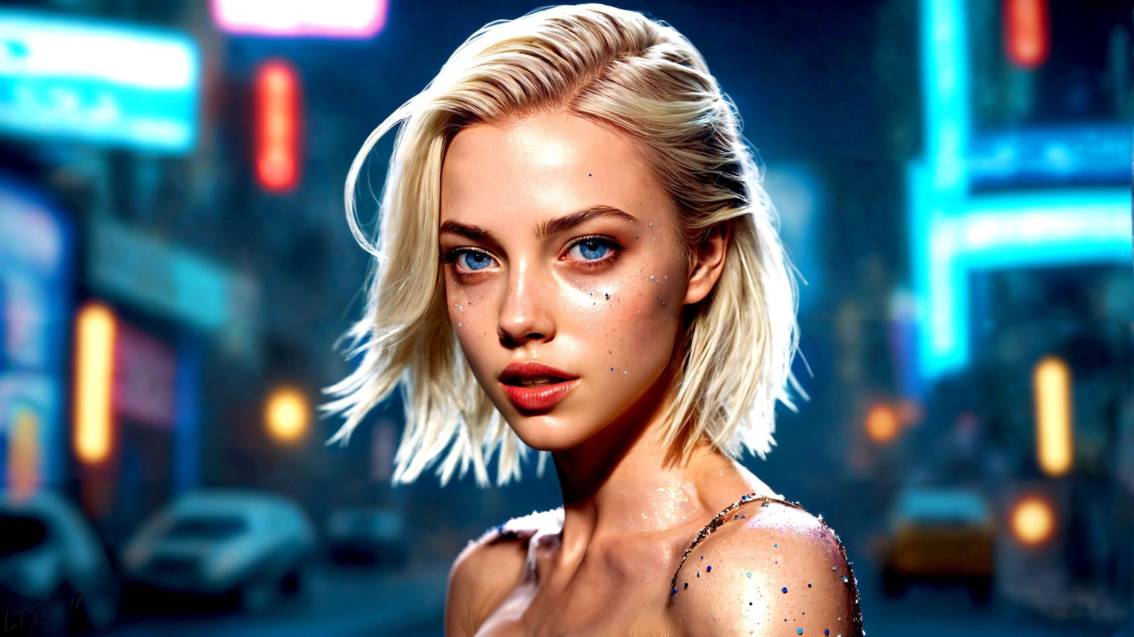 Irena Kirk's last image from the Glitter in the air series.