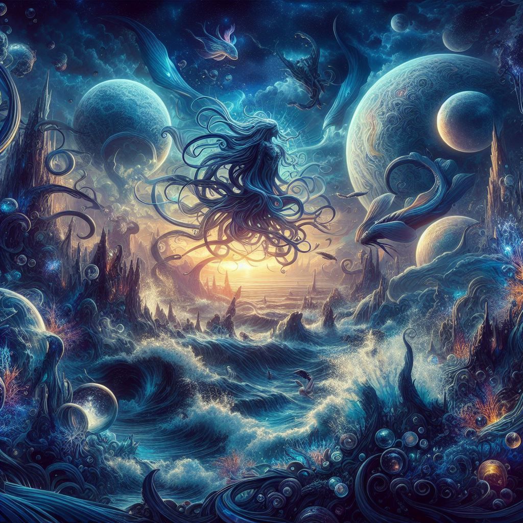 Mythical Nightscapes. High Fantasy Realms. Anime Worlds. Apo...