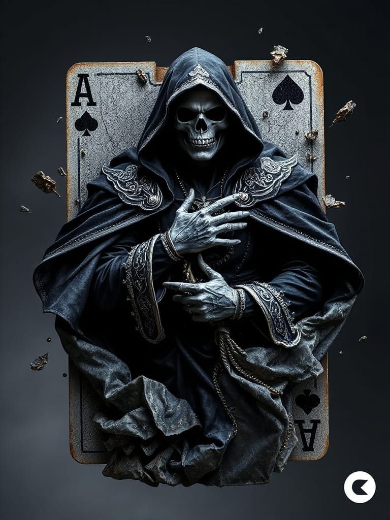 Death - The Ace of Spades  by @JeepBB