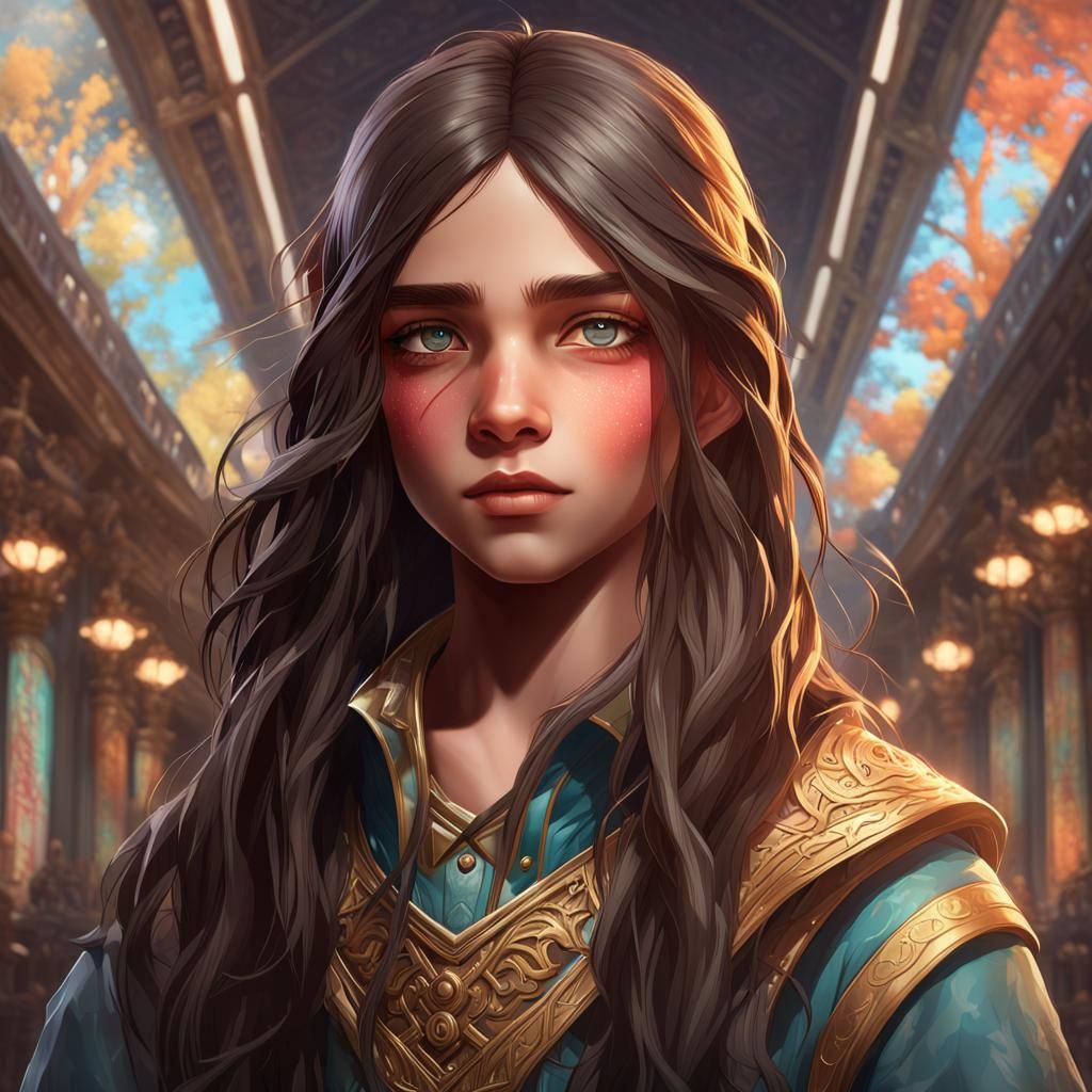 I tried to make me... It did well except the blue eyes