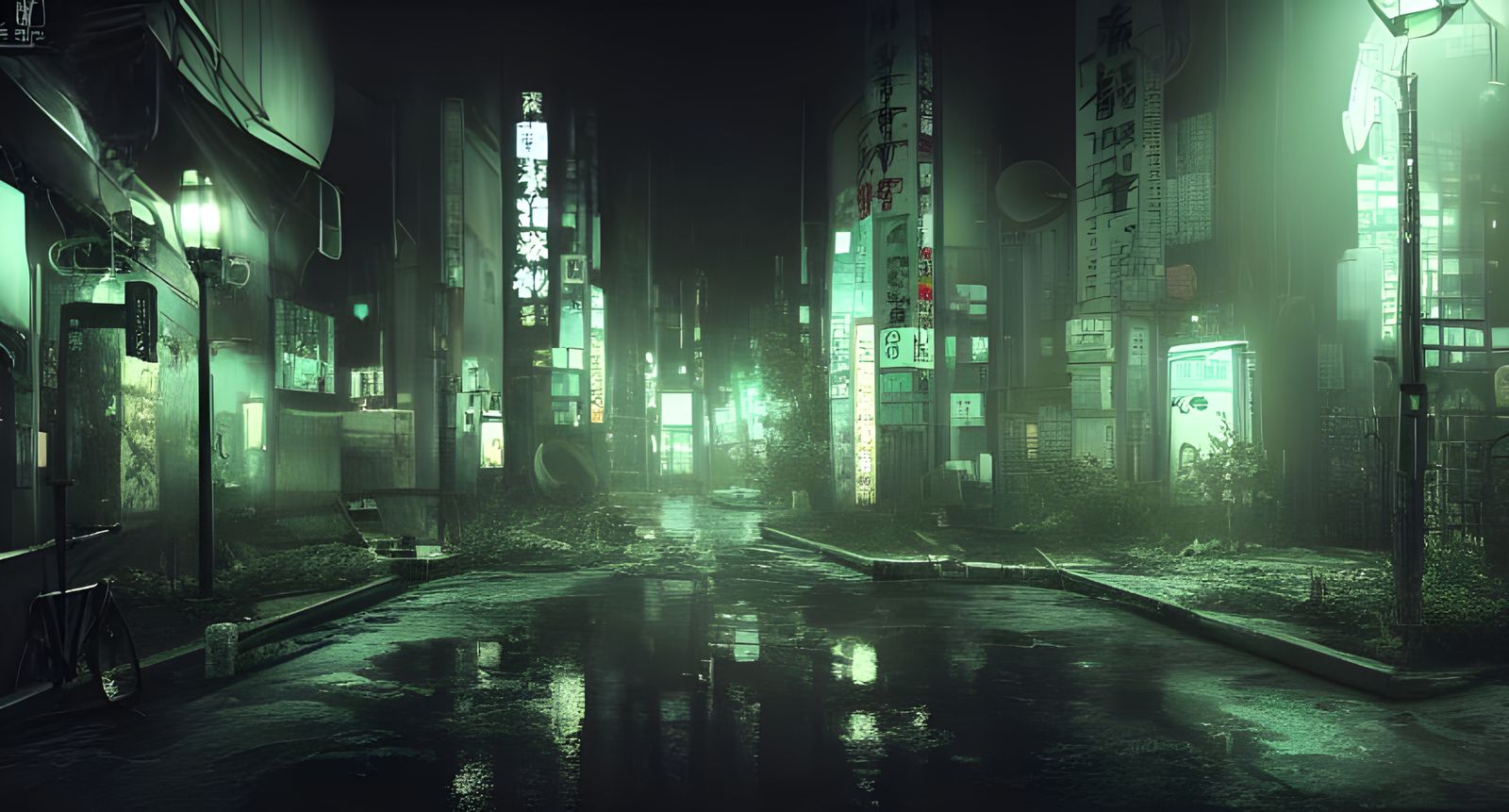 Post-Apocalyptic Tokyo - AI Generated Artwork - NightCafe Creator