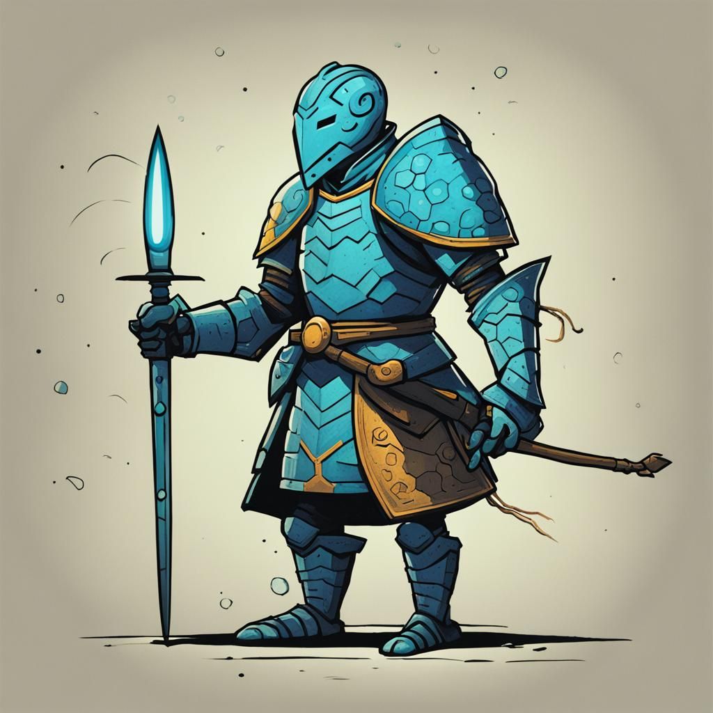 knight drawing