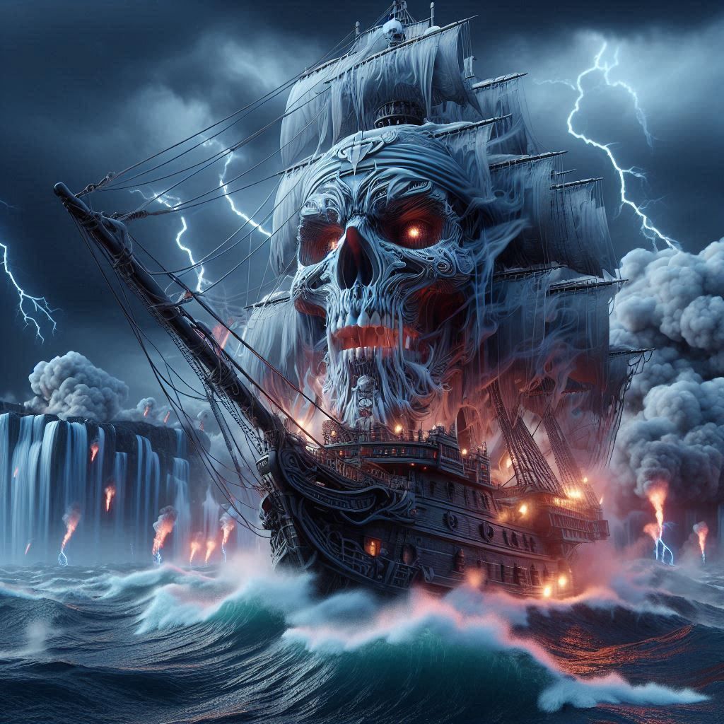 The pirate ship from Hell