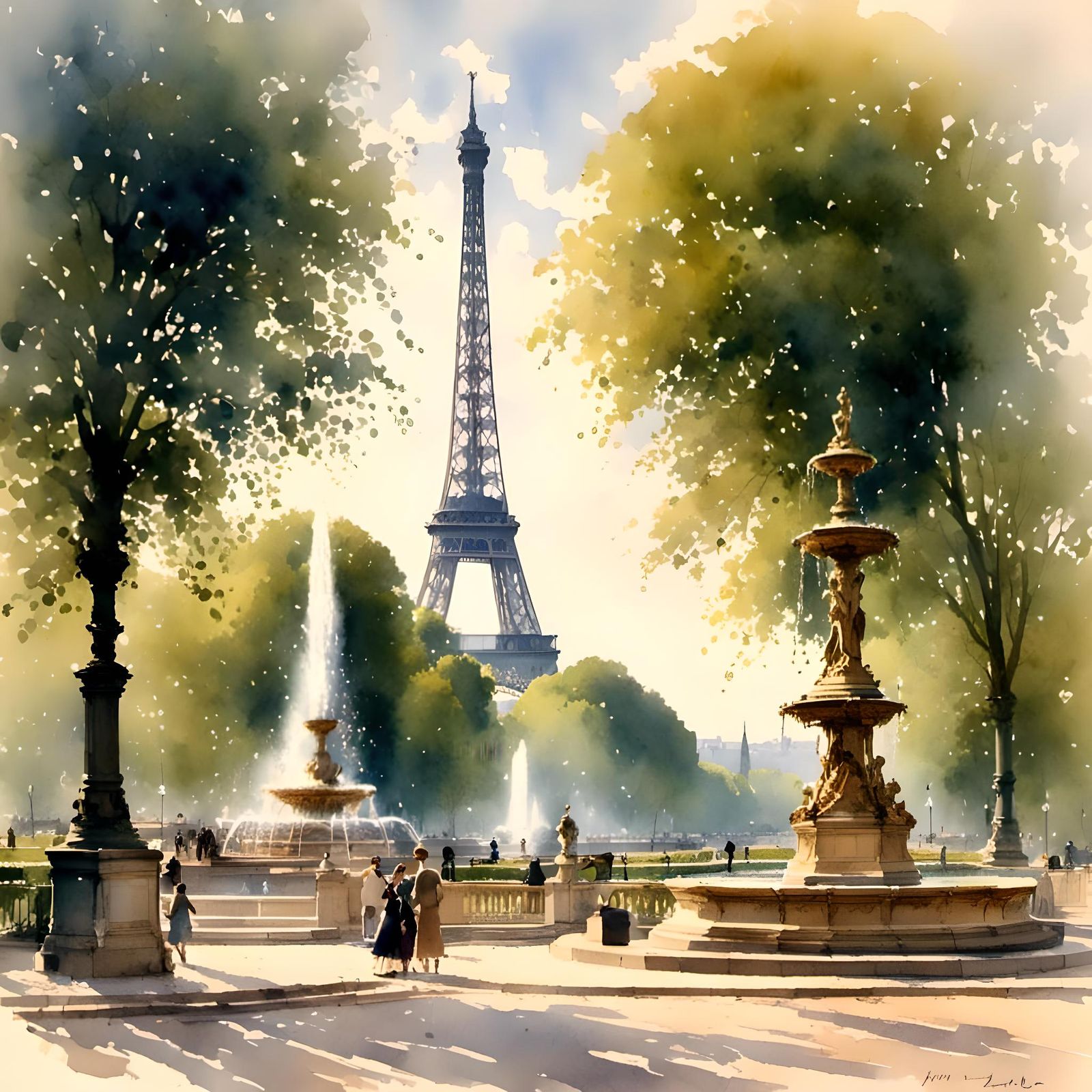 Paris in the afternoon