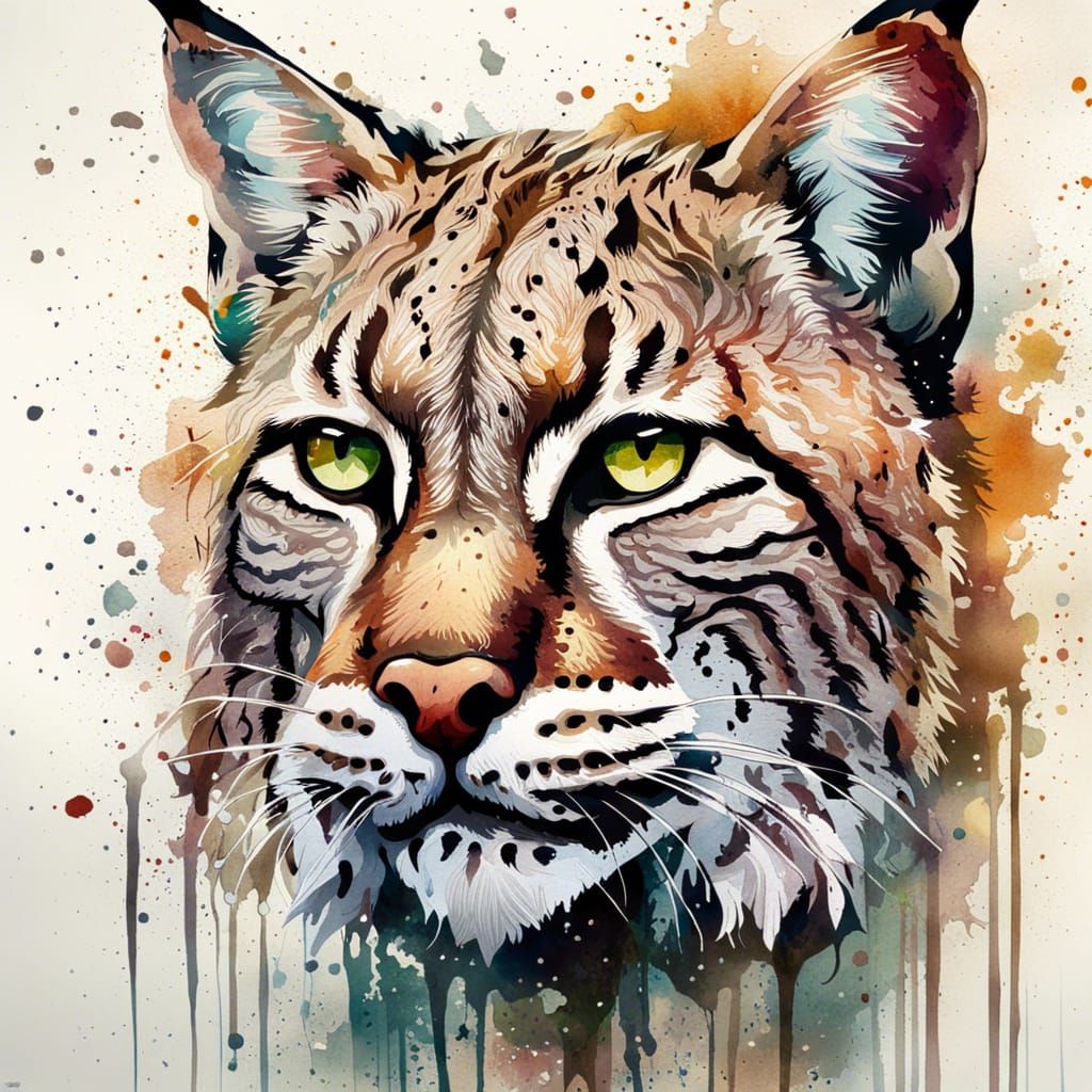 Bobcat splatter  by @Abby Rexroth