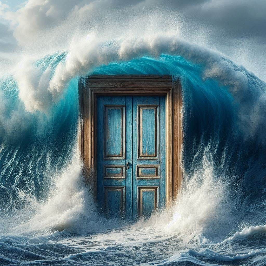 Wave door