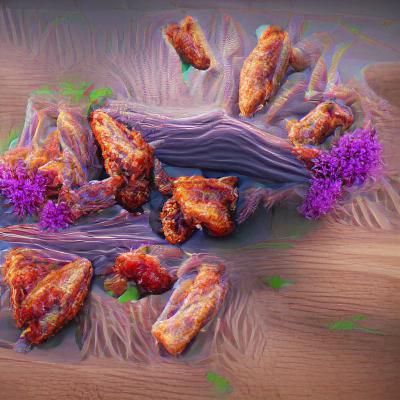 Vegan chickenwings 8k resolution