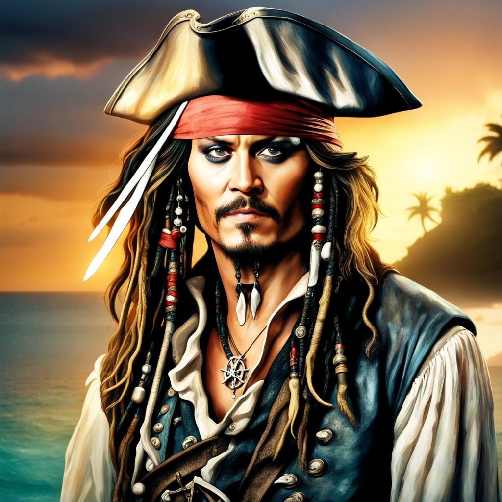 Jack Sparrow - AI Generated Artwork - NightCafe Creator