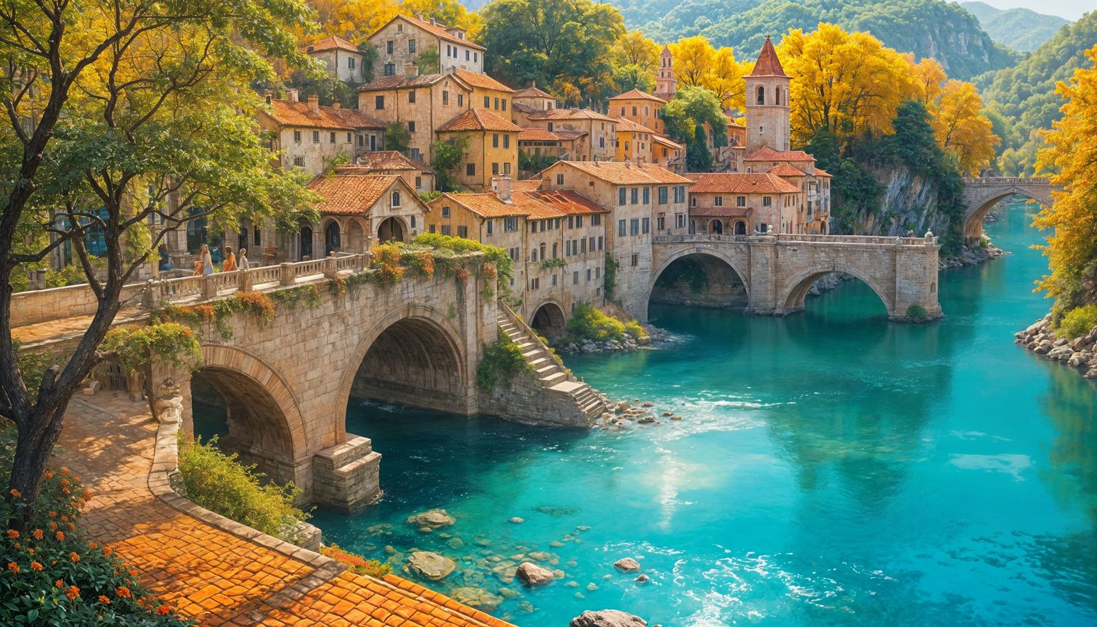 Charming Medieval Twown  by @Dom B