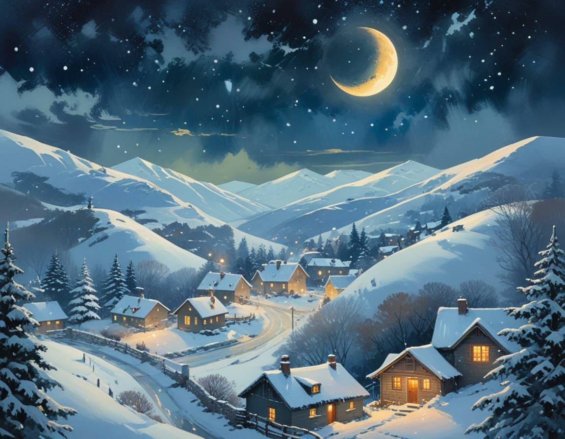 Christmas Eve Nightscape