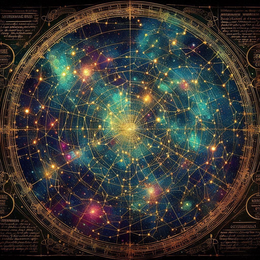 Stellar map  by @Ursula