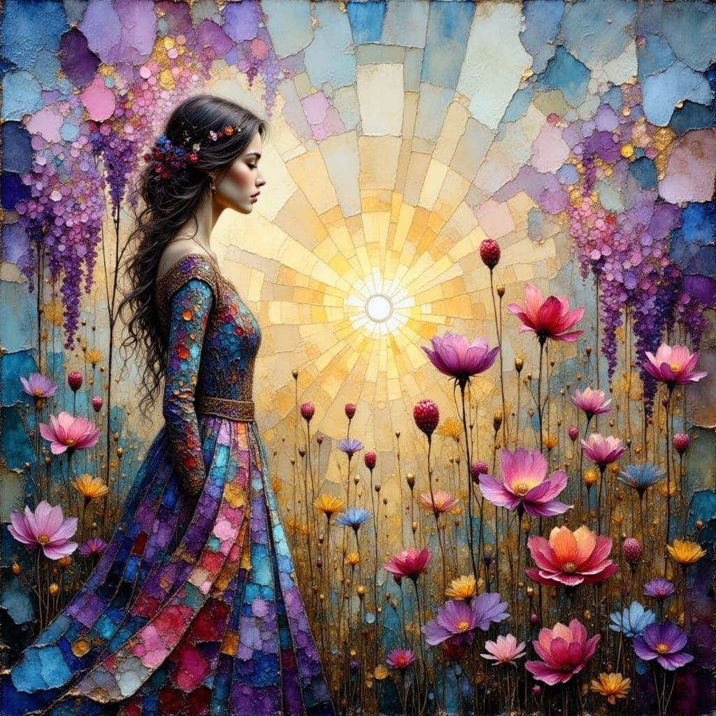 Flower garden  by @Catherine