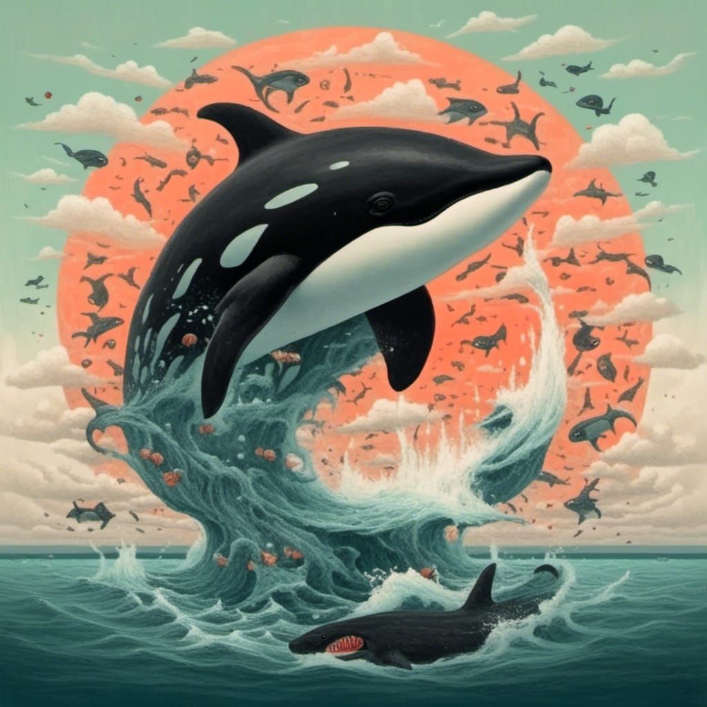 <lora:Avada Kedavra:1.0> Killer whale 