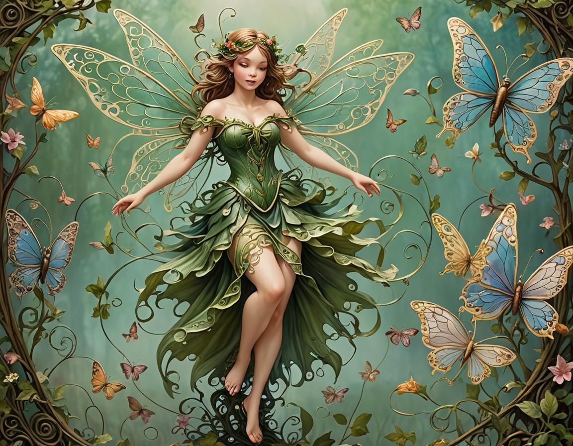 Frolicking Fillagree Fairy : Full Figured  by @HisBride