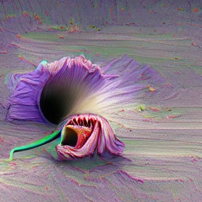 the void consuming a flower