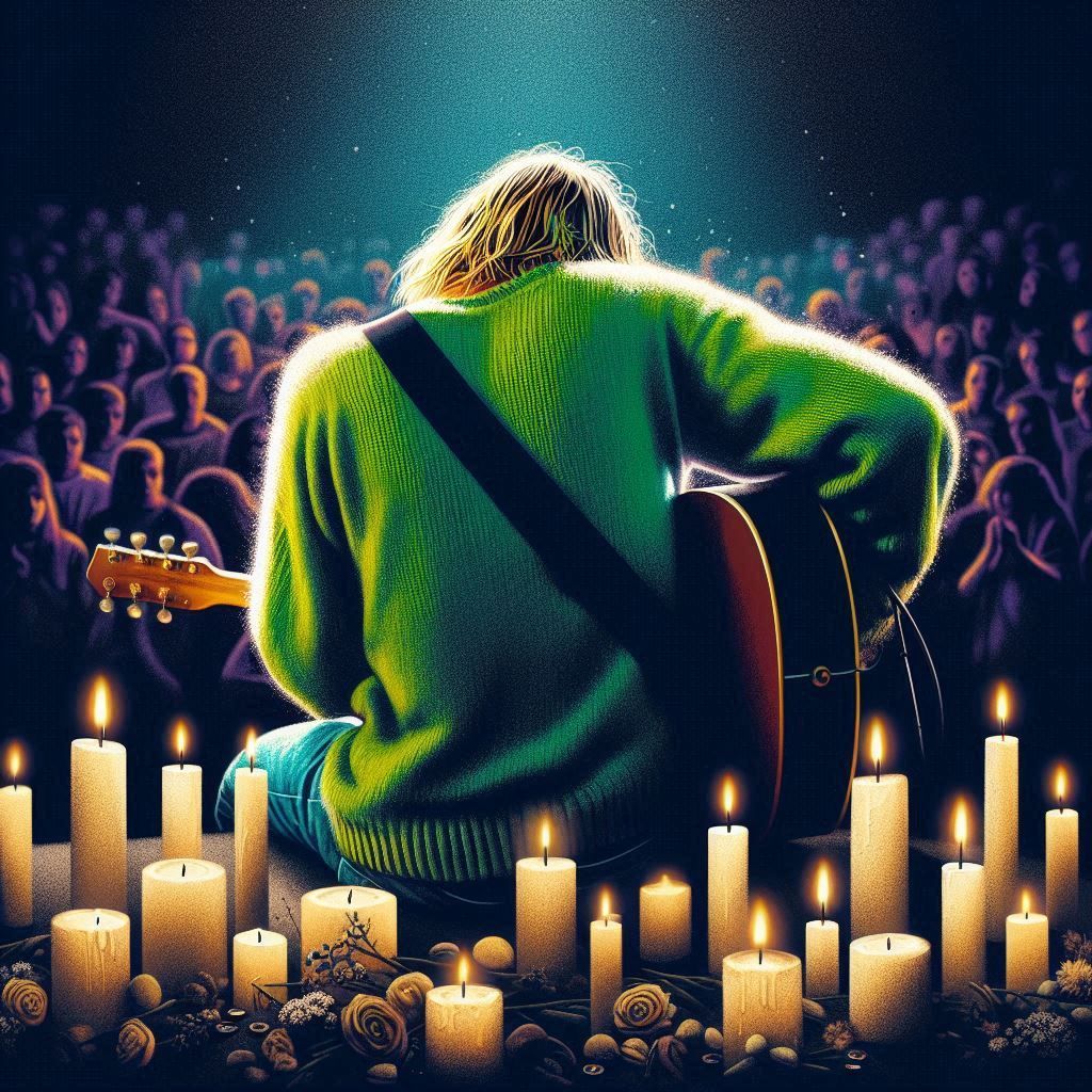 The Unplugged set at MTV in 1993   by @DarkirStorm