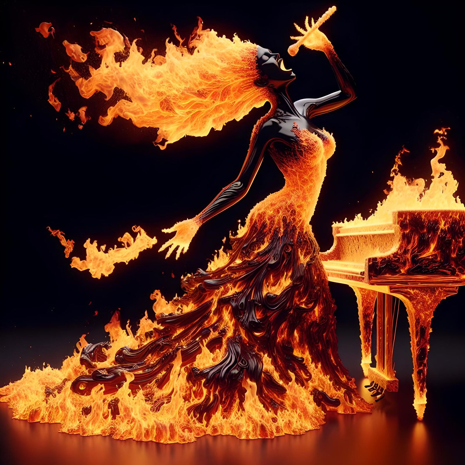 🎶 this girl is on fire 🎶  by @shook1