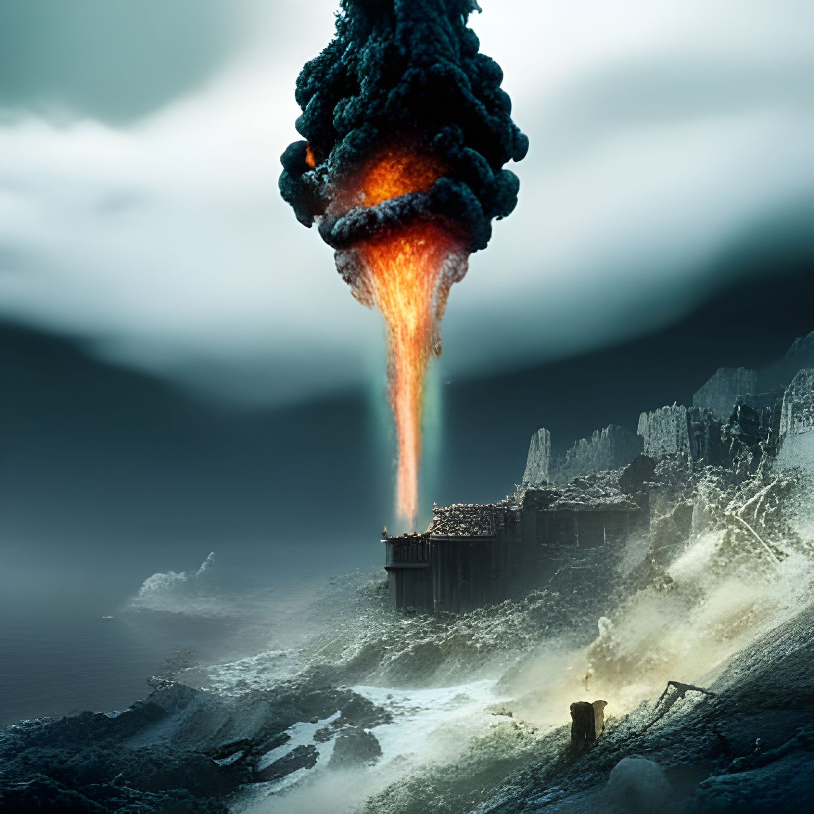 A cataclysmic amount of ramen destroys a continent, epic, ap...