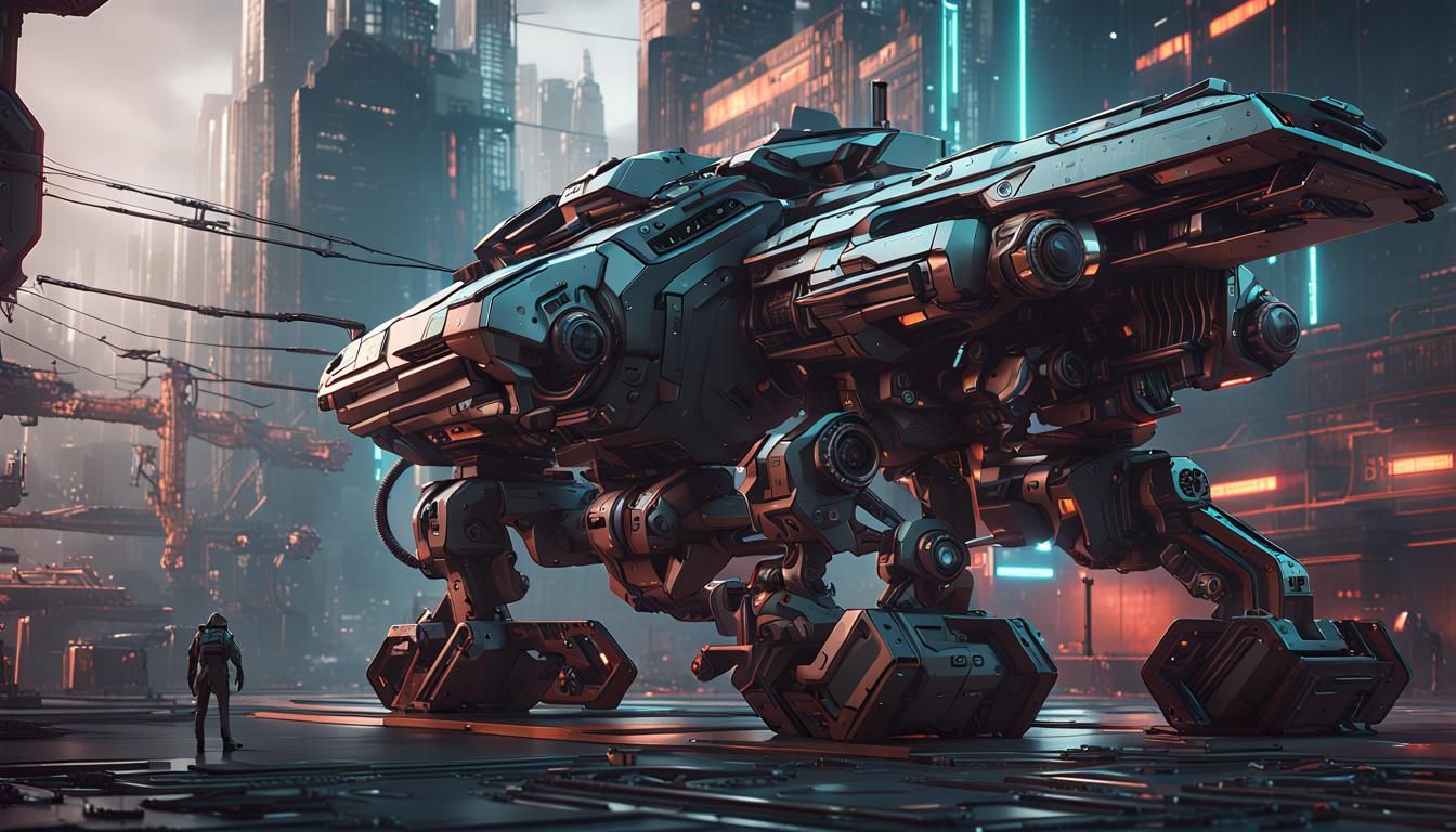 cyber punk concept art
