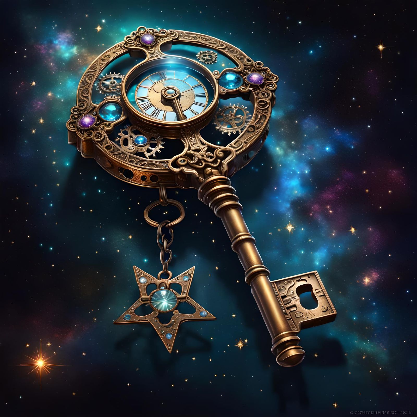 Cosmic Key to Infinity  by @Kim