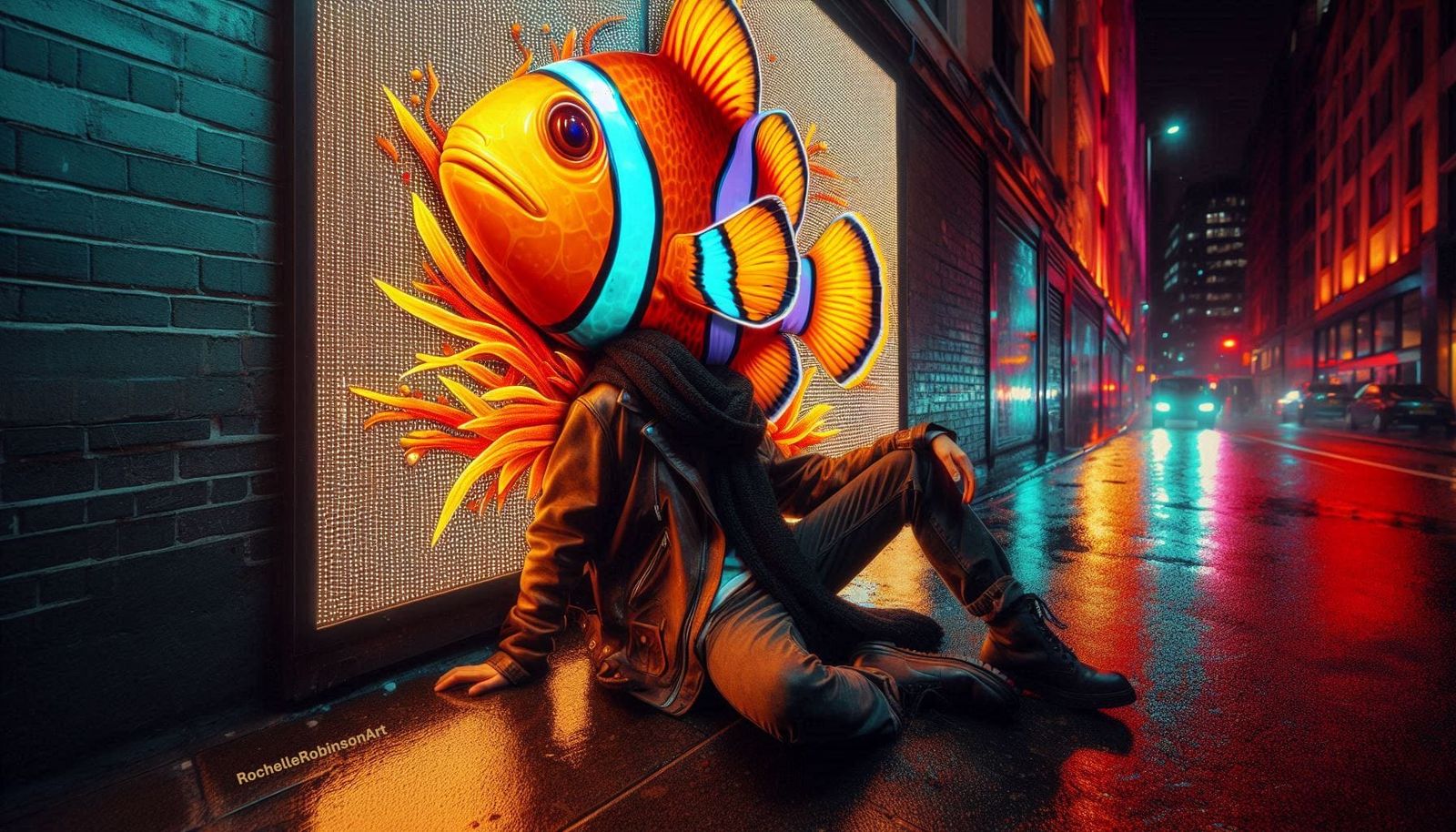 Mr. Clownfish - Surreal Art