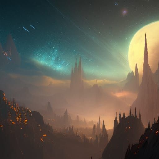 beautiful night sky