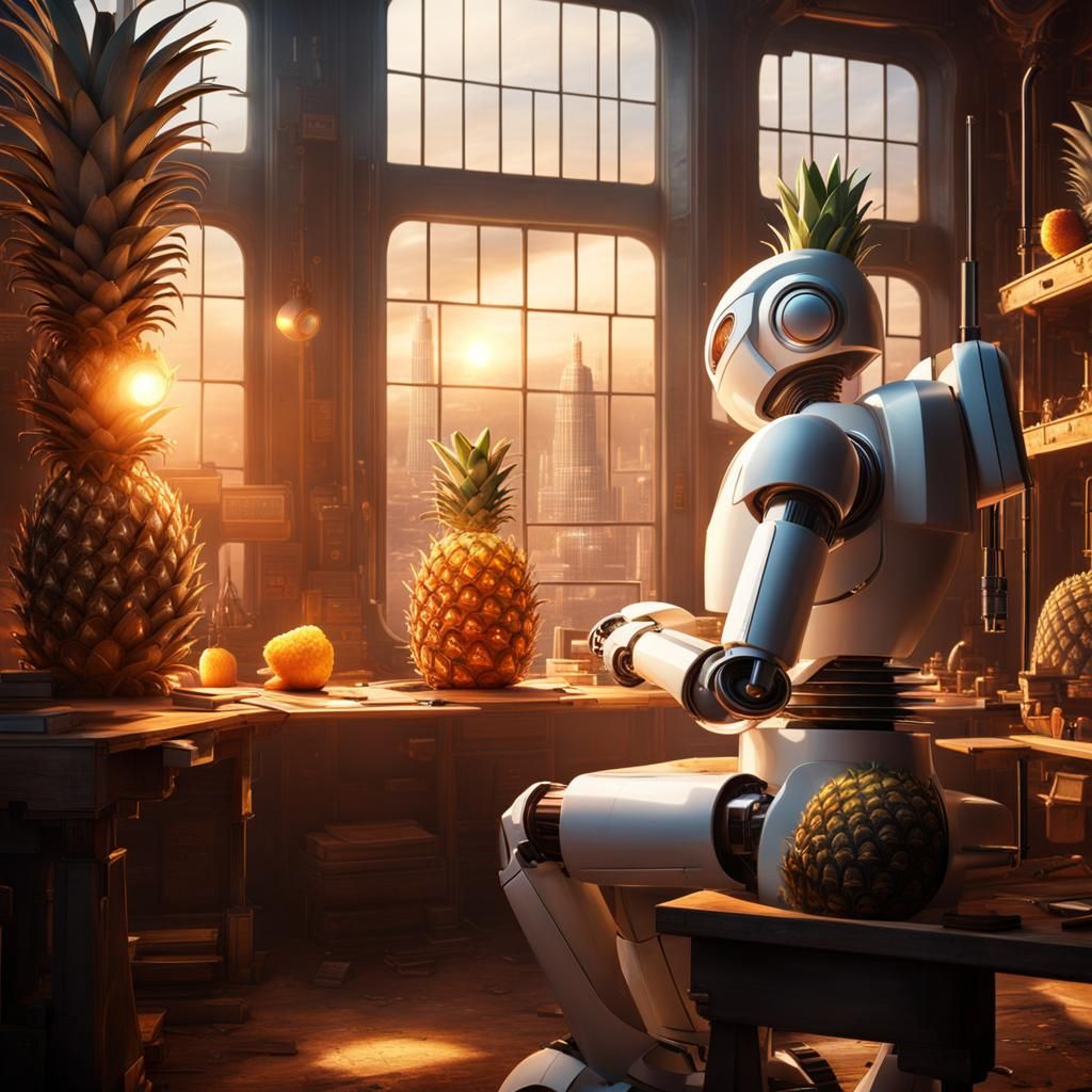 Does a pineapple fall under the three robotic laws?