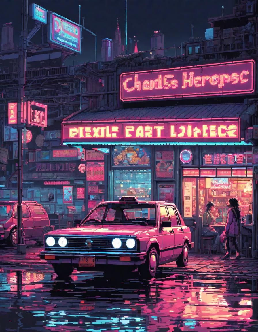 Retro Car - AI Generated Artwork - NightCafe Creator