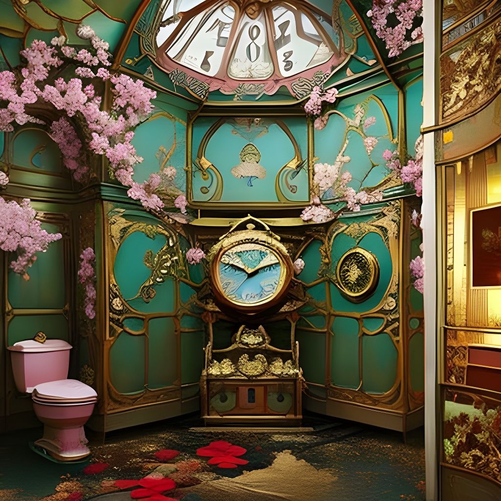 Relaxing toilet visit AI Generated Artwork NightCafe Creator