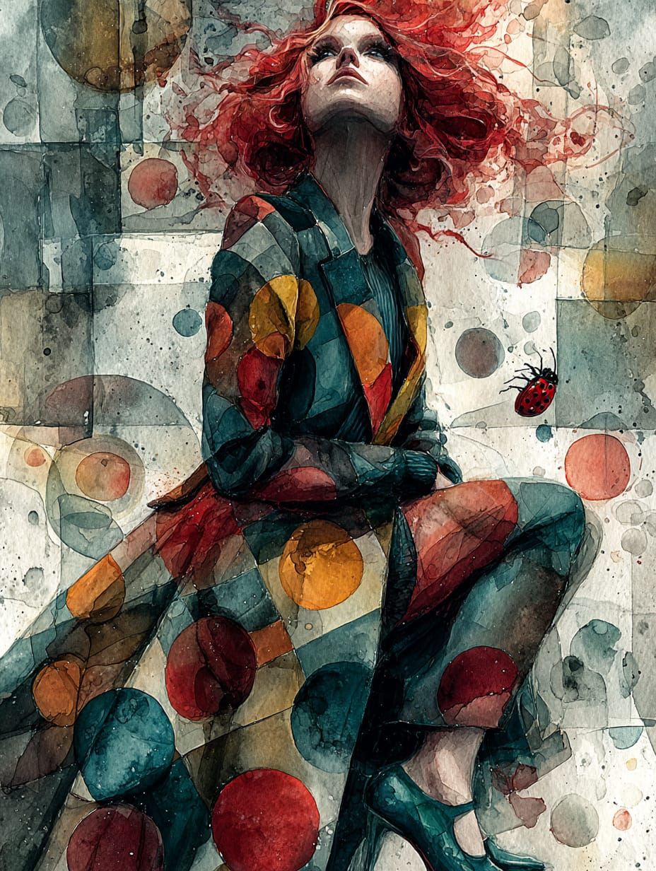 simply her, aquarelle