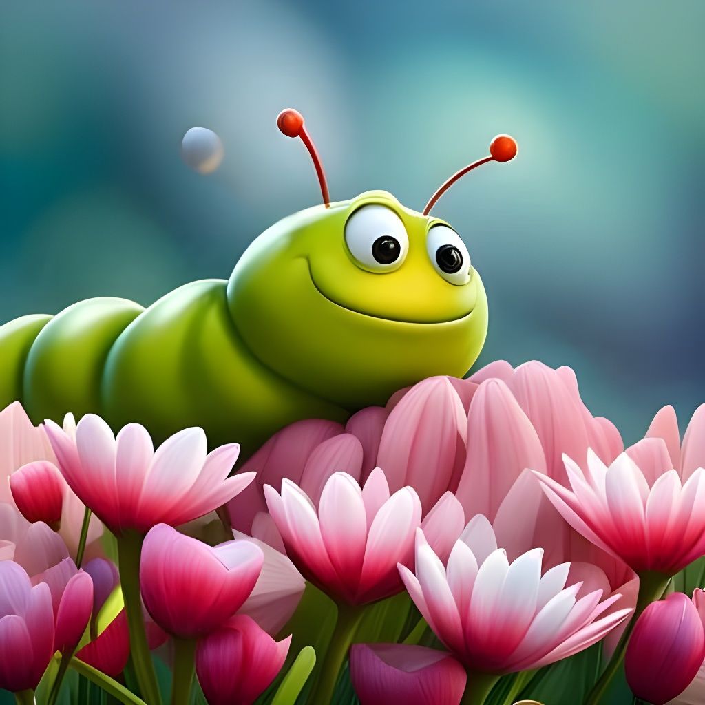 The Spring flowers are blooming and Colin feels like a pig in clover.   by @BinaryDragon