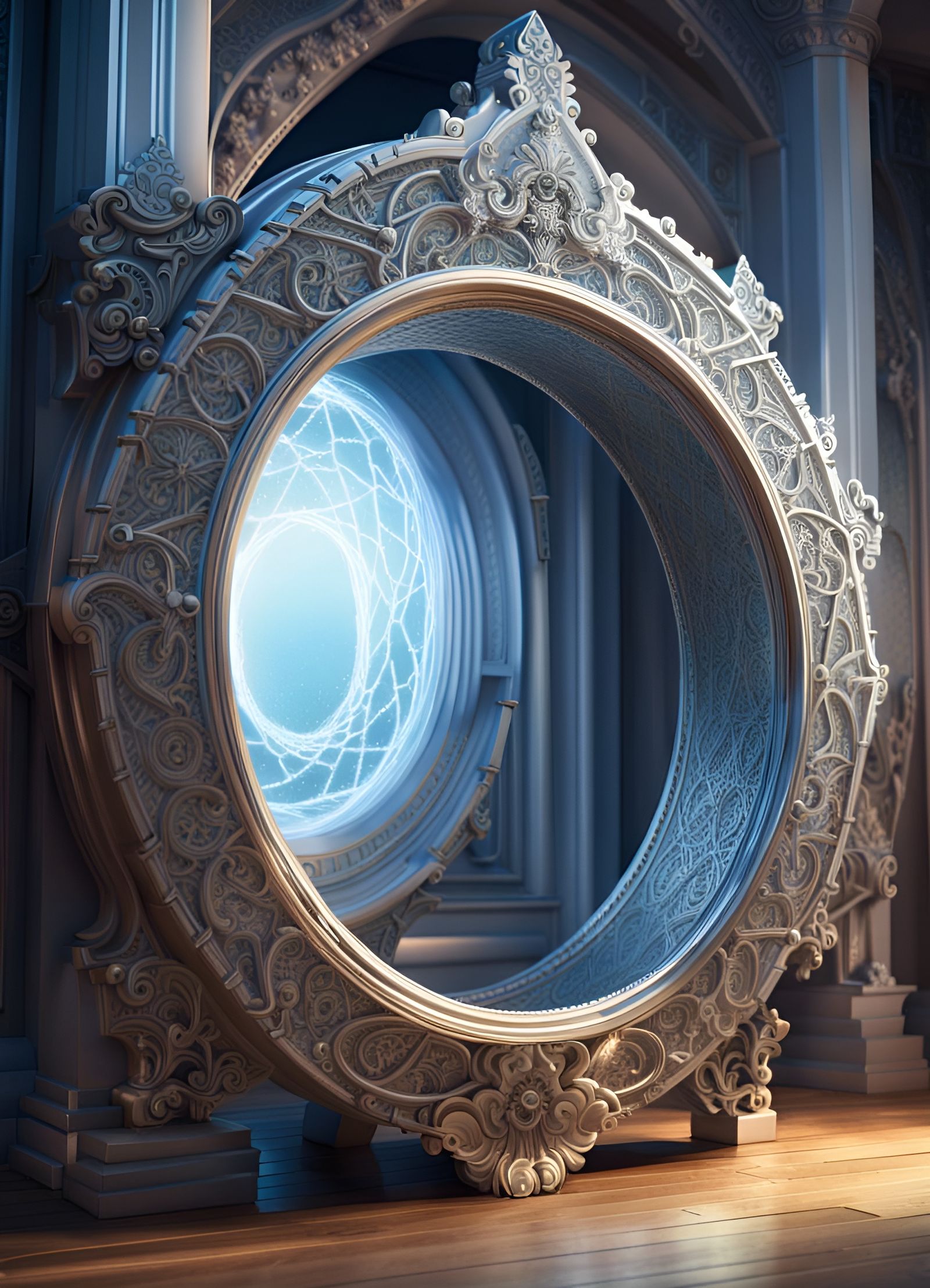 mysterious mirror portal