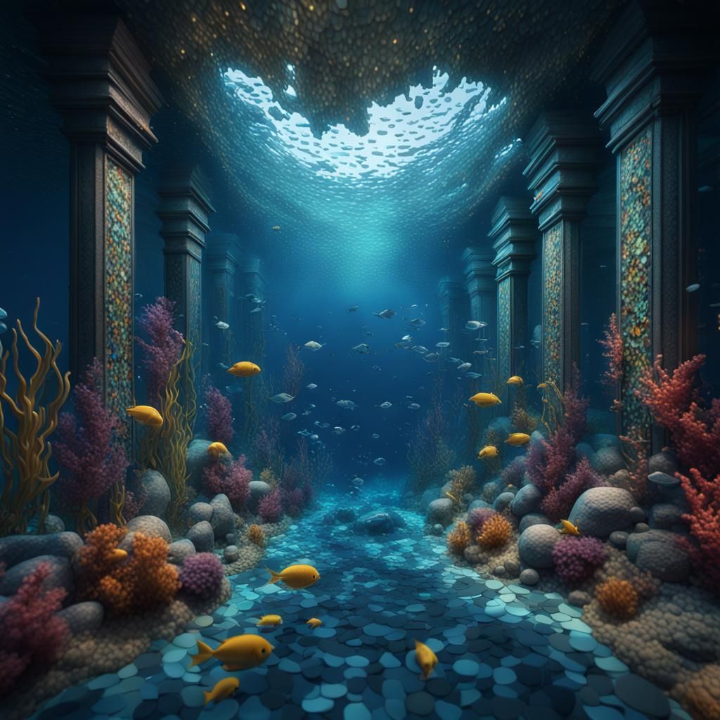 Underwater mosaic