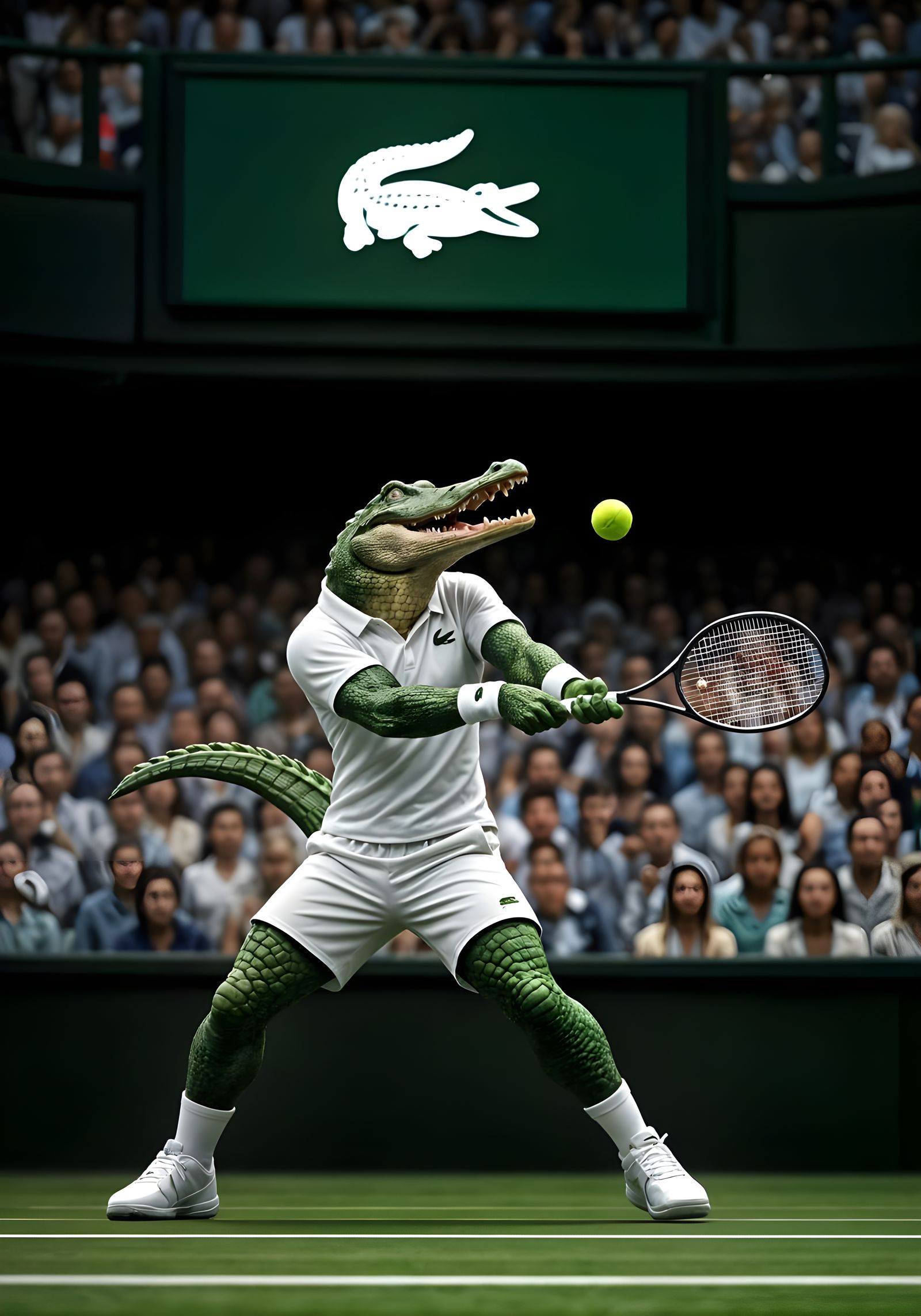 Lacoste Crocodile goes Pro  by @Artificial Artist