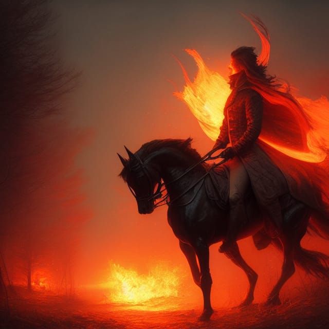 The headless horseman is coming AI Generated Artwork NightCafe Creator