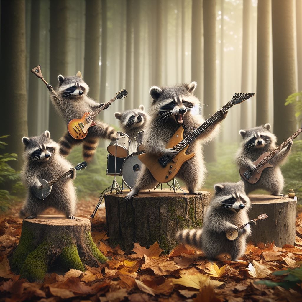 Animal(s) playing music