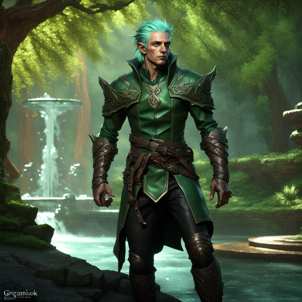 Dark Fantasy Elf Rogue. - Ai Generated Artwork - Nightcafe Creator