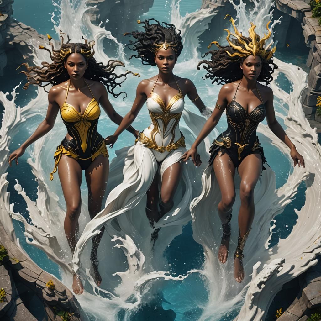 Sirens of Titan - three most beautiful women