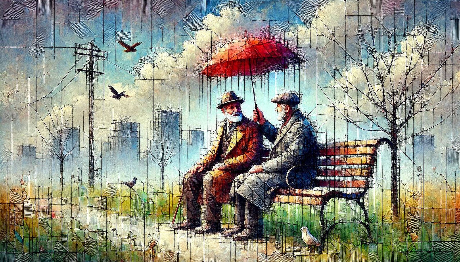 The Red Umbrella - Best Friends Forever.  by @Vinylrenen
