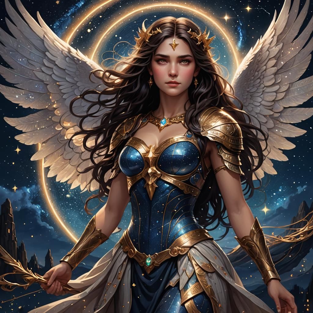 Astraea, aka “Star Maiden”, the goddess of purity and justic...