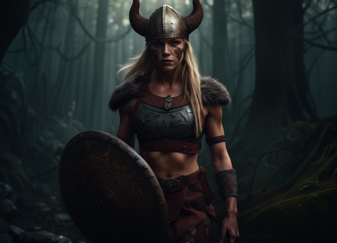 Viking girl - AI Generated Artwork - NightCafe Creator