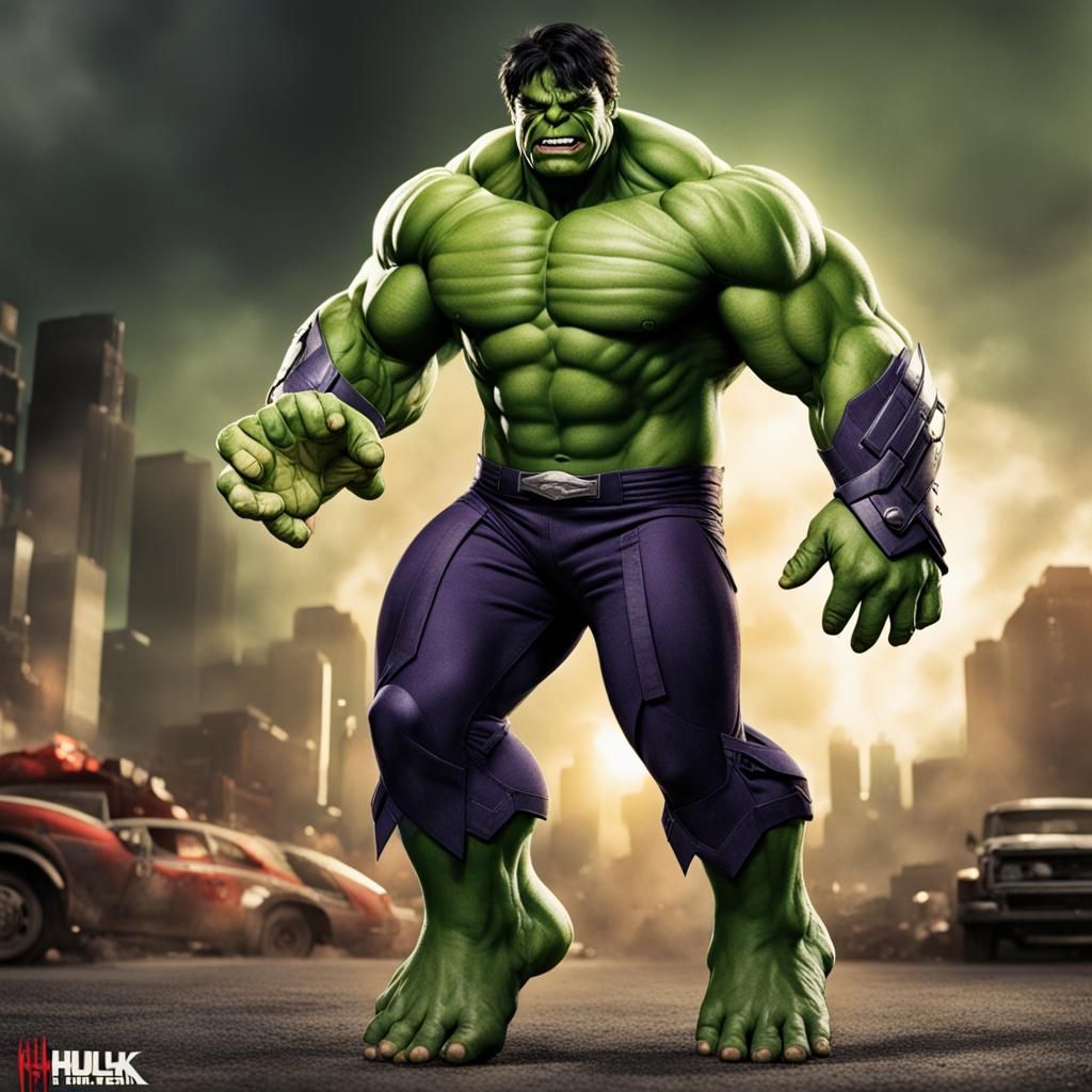 Hulk in all avangers costume