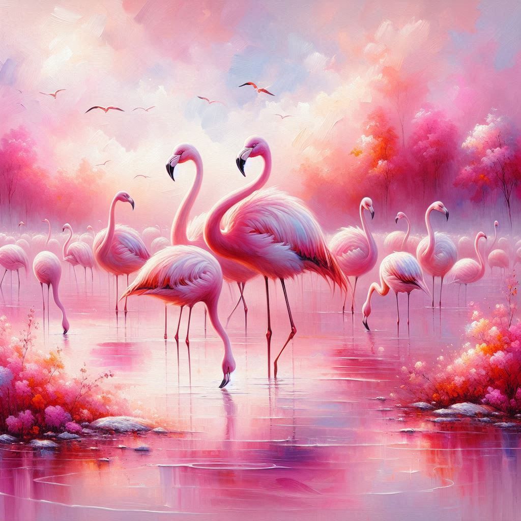 Pretty flamingos