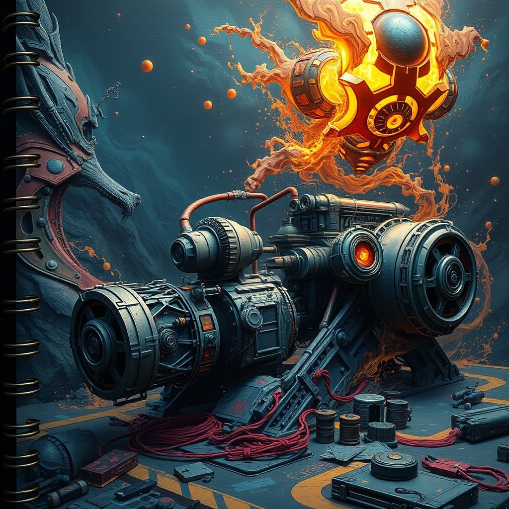 Surreal Journal Reveals Futuristic Machine Design Plans