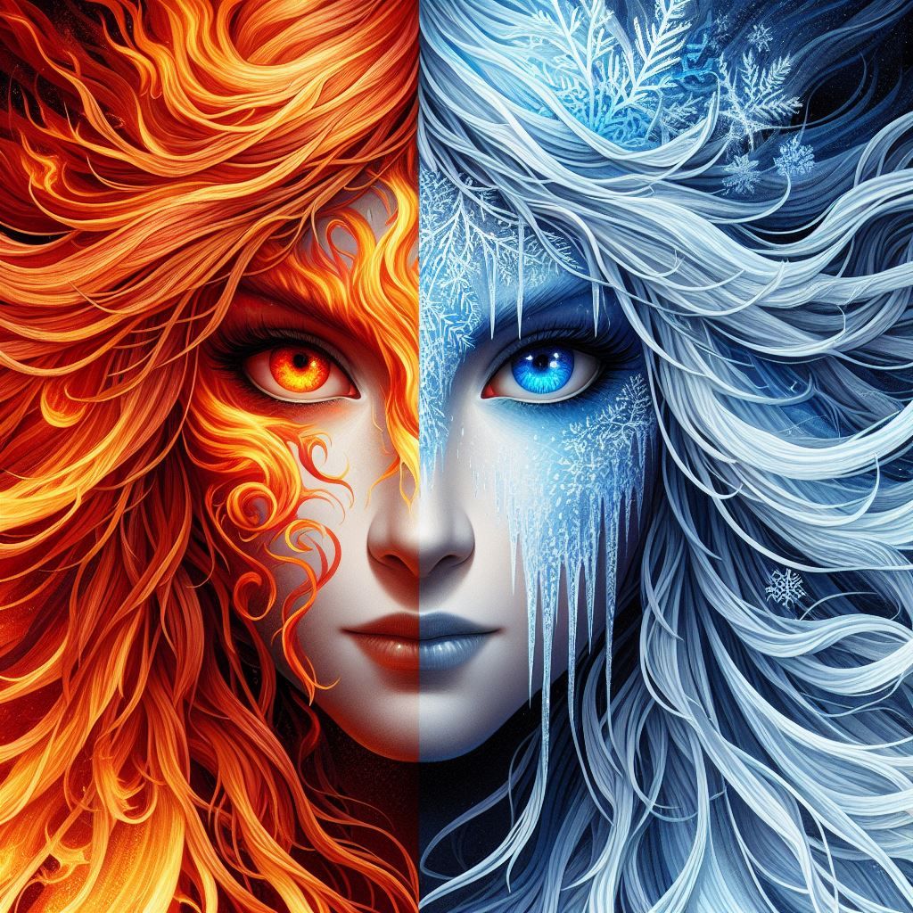 Ice/fire witch