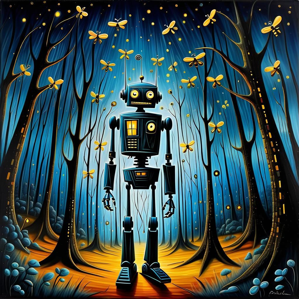 Robot and the Fireflies 9