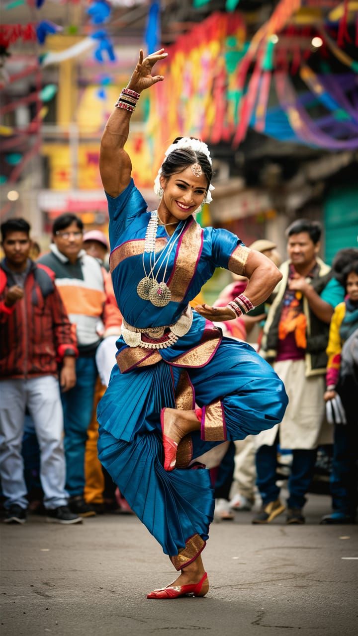 Dancing in Mumbai